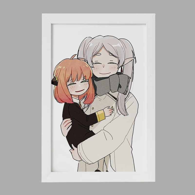 تابلو خندالو مدل فریرن و آنیا انیمه فریرن کد 33837