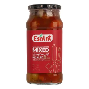 ترشی مخلوط با رب گوجه فرنگی اصالت - 570 گرم