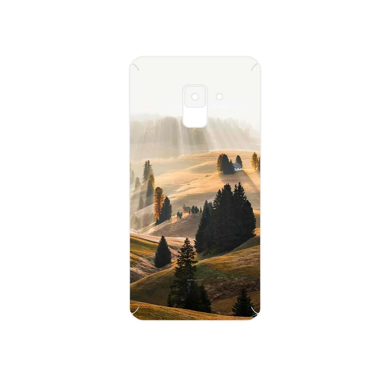 برچسب پوششی ماهوت مدل Foggy Plain مناسب برای گوشی موبایل سامسونگ Galaxy A8 2018