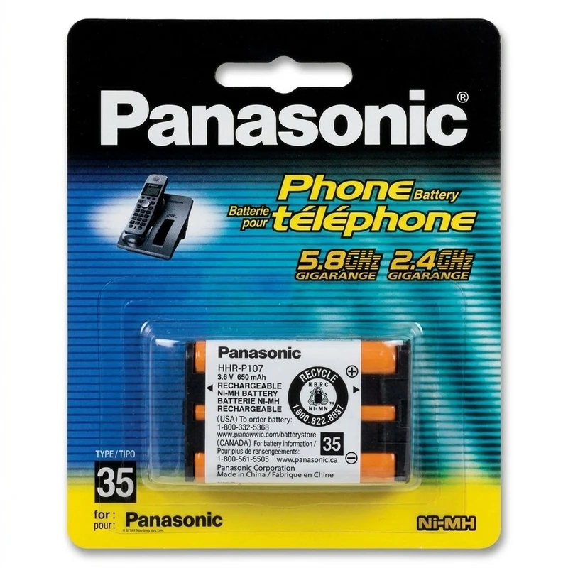  باتری تلفن بی سیم پاناسونیک مدل HHR-P107