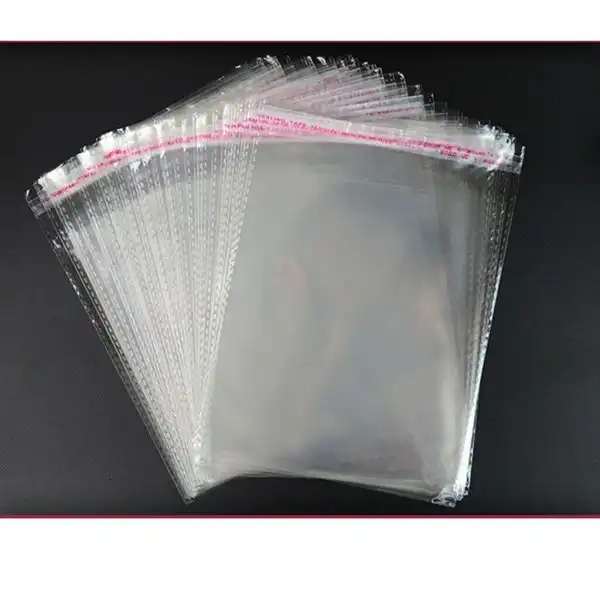 پلاستیک بسته بندی مدل لبه چسب دار 30/40 بسته 100 عددی