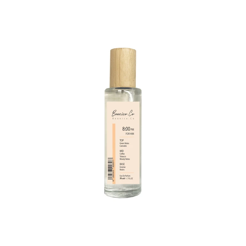 عطر جیبی مردانه بونی کوکو مدل 8:00PM  با رایحه گرم حجم 50 میلی لیتر