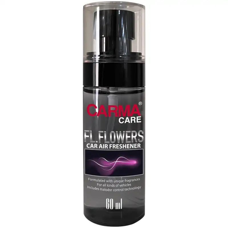 اسپری خوشبو كننده هوای خودرو کارماکر مدل FLOATING FLOWERS حجم 60 ميلي ليتر