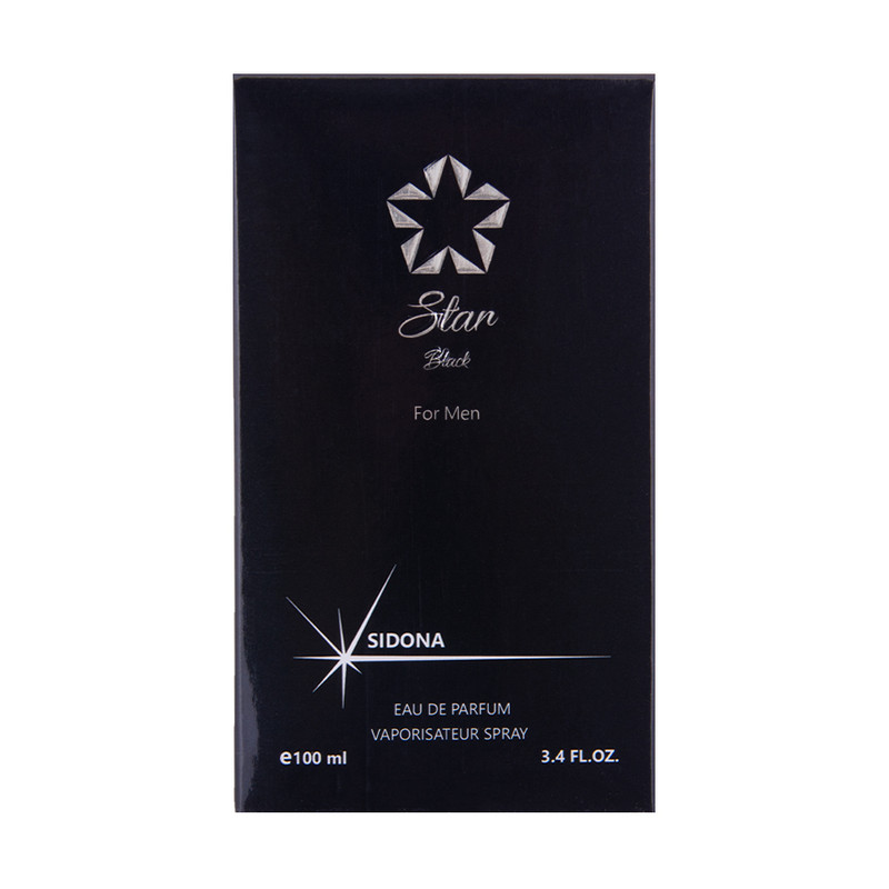 ادو پرفیوم مردانه سیدونا مدل STAR BLACK حجم 100 میلی لیتر