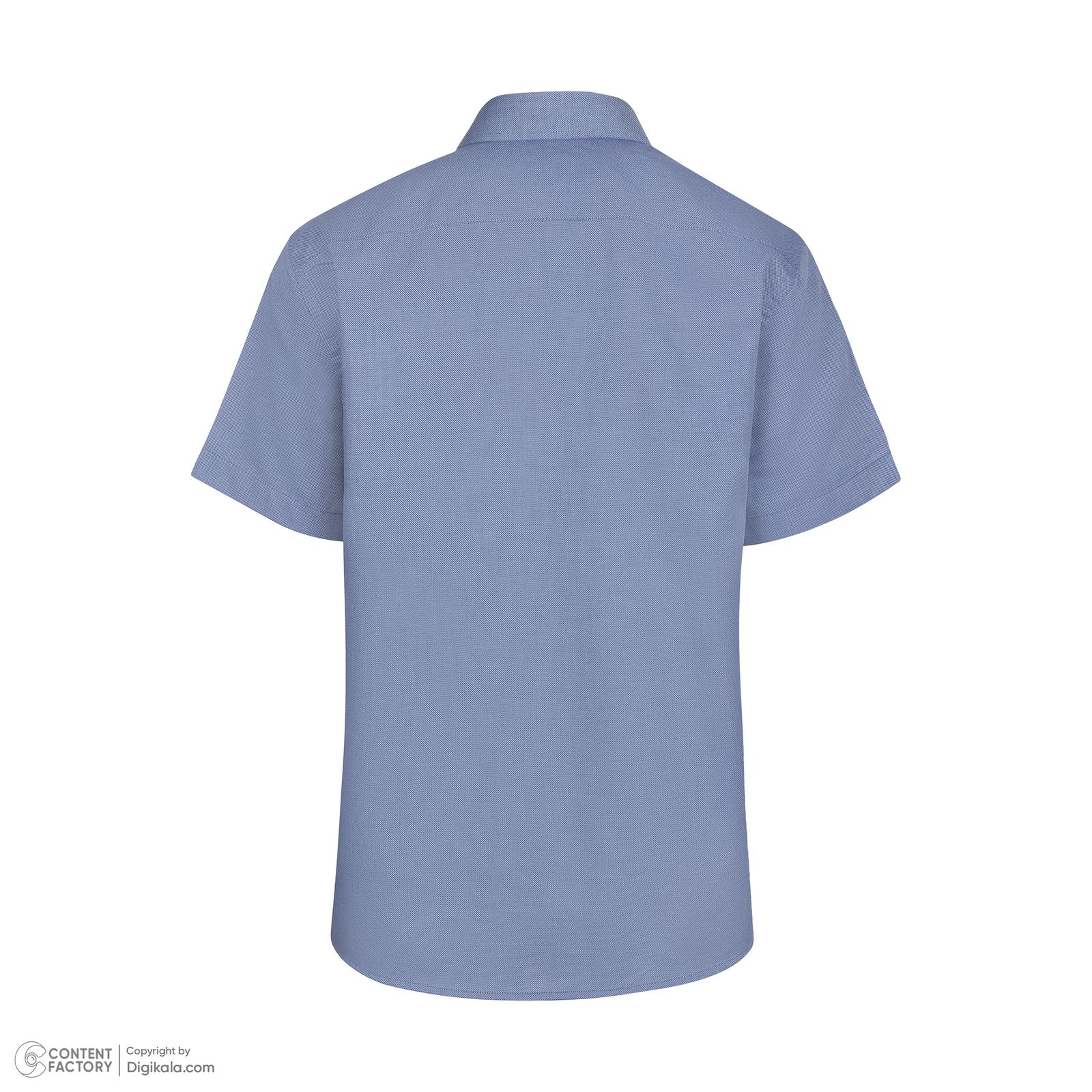 پیراهن آستین کوتاه مردانه پاتن جامه مدل آکسفورد 121821020313307 -  - 4
