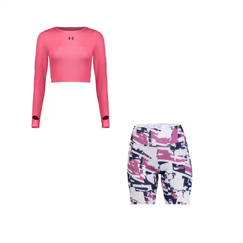 ست نیم تنه و شلوارک ورزشی زنانه مدل sh190102-63