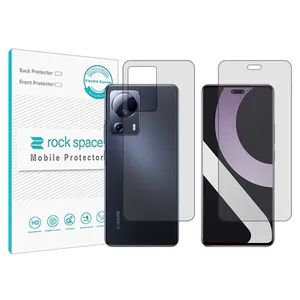 Rockspace transparent screen protector HyGEL model suitable for Xiaomi Civi 2 mobile phone with back protector