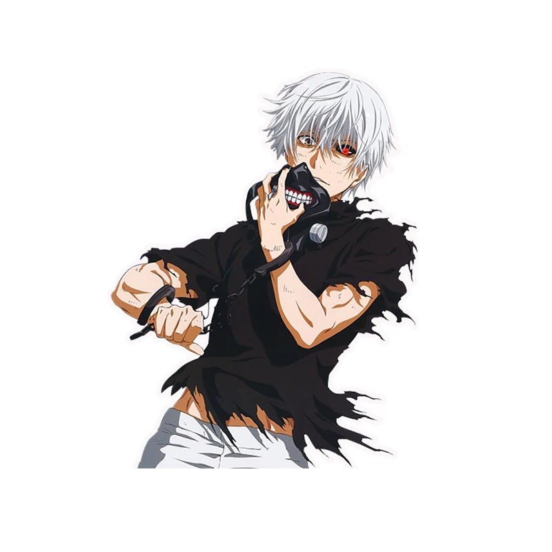 استیکر لپ تاپ بادکنک آبی طرح انیمه My Hero Academia مدل kaneki1