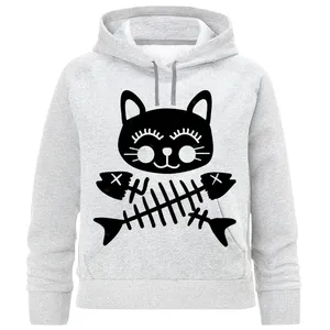 هودی پسرانه مدل گربه سیاه F900