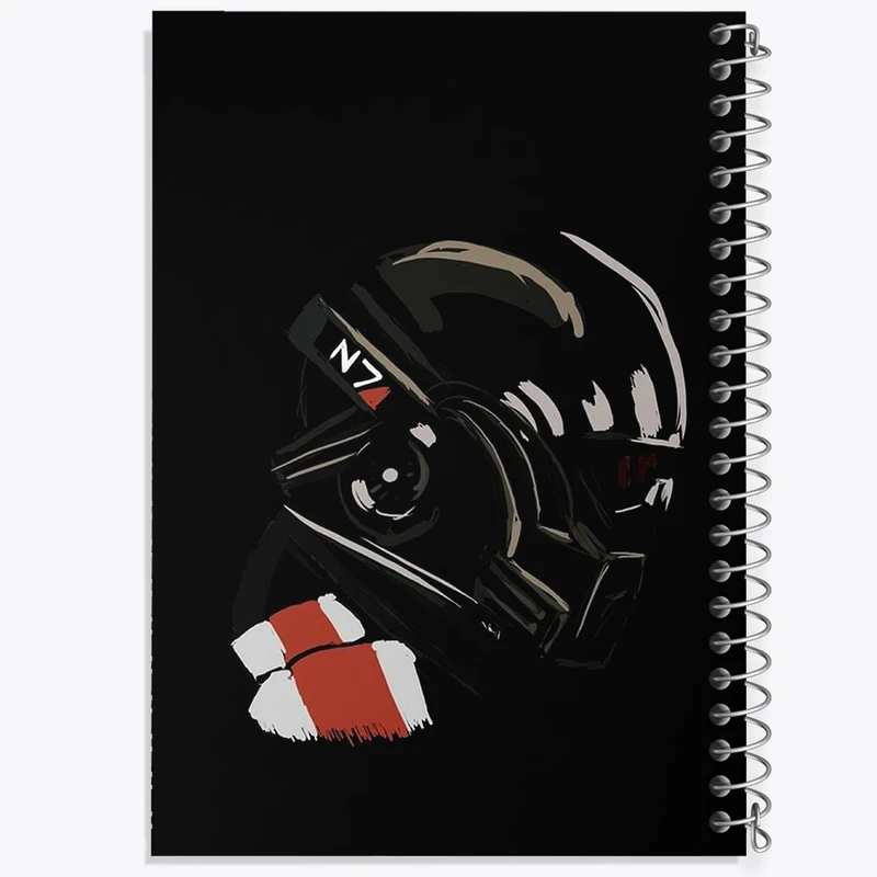 دفتر مشق 100 برگ خندالو طرح بازی مس افکت (Mass Effect) کد 31547