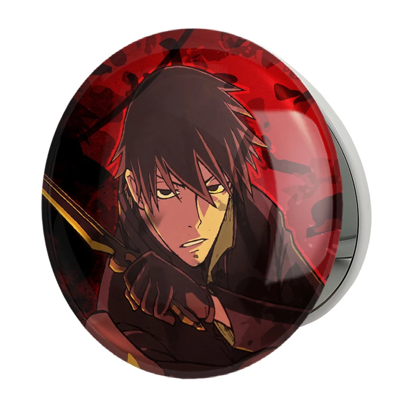 آینه جیبی خندالو طرح هی انیمه تاریک تر از سیاهی Darker Than Black مدل تاشو کد 23444 