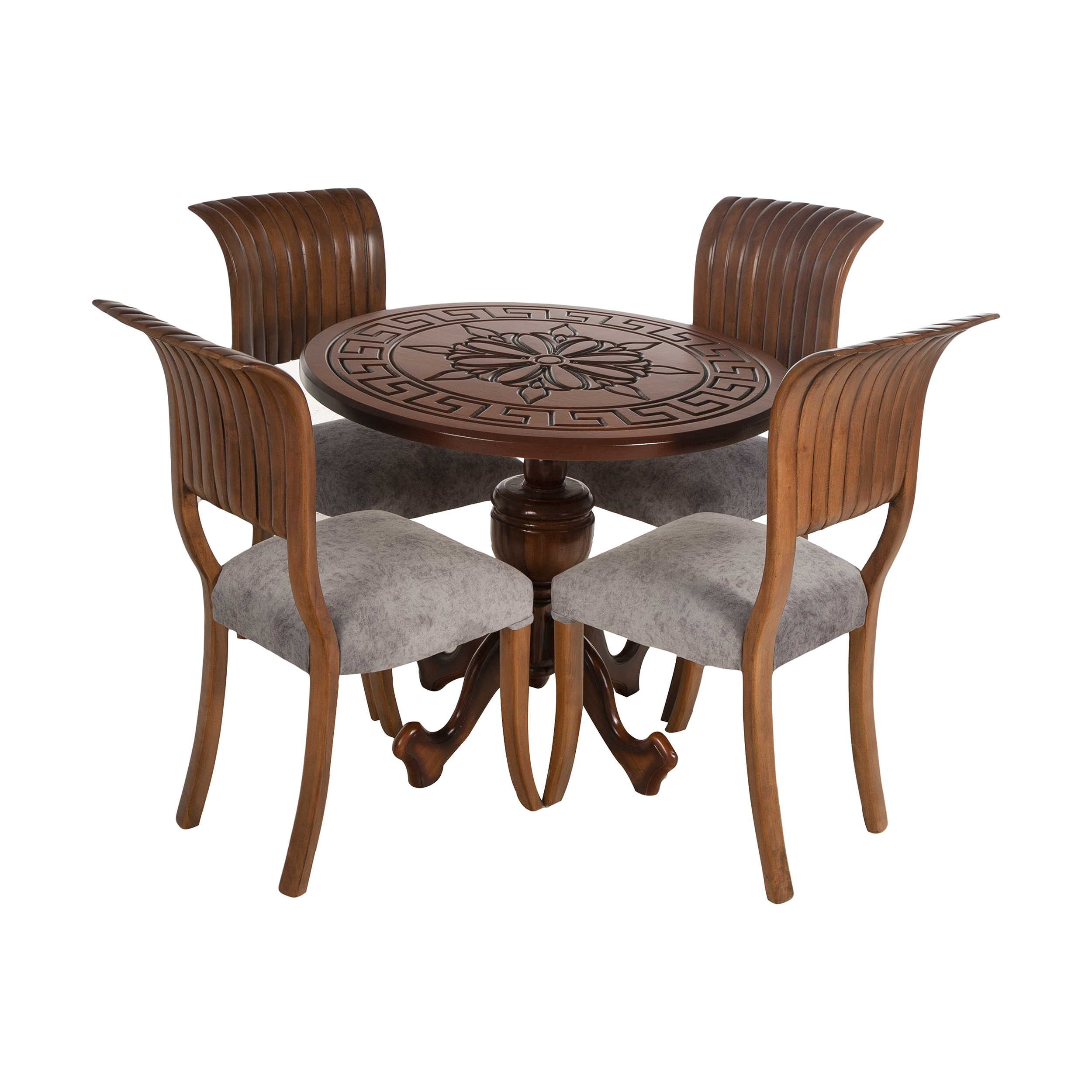 میز و صندلی ناهارخوری مدل صدفی کد 10009