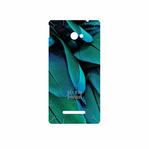 MAHOOT Green Feather Cover Sticker for HTC 8X