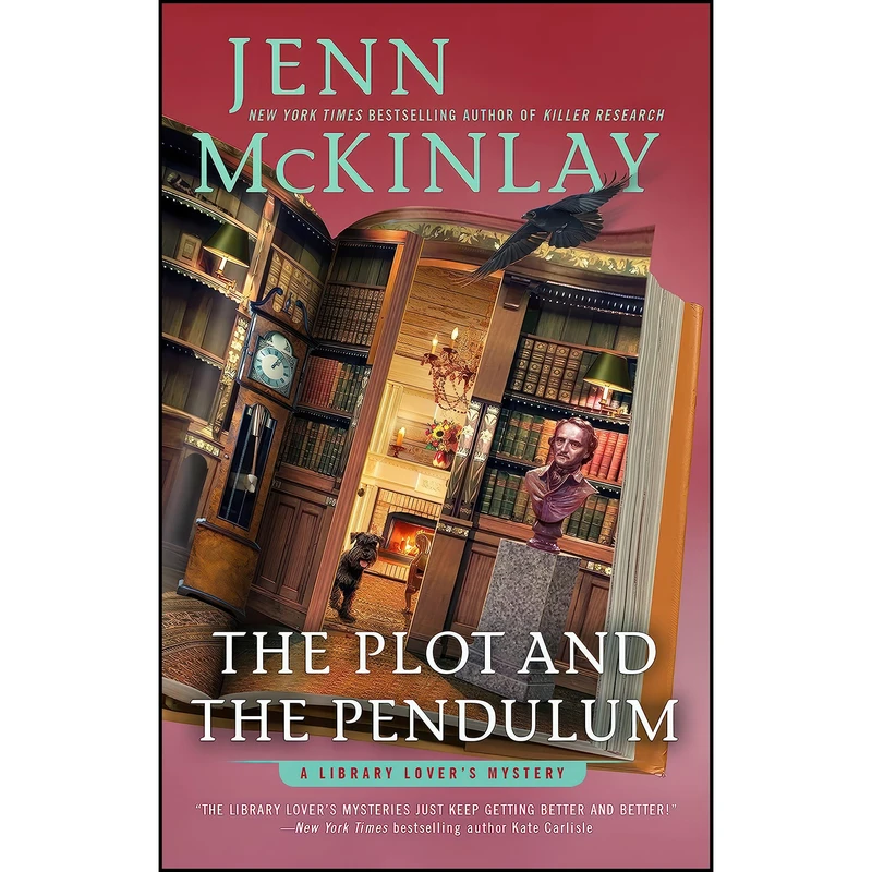 کتاب The Plot and the Pendulum  اثر Jenn McKinlay انتشارات Berkley
