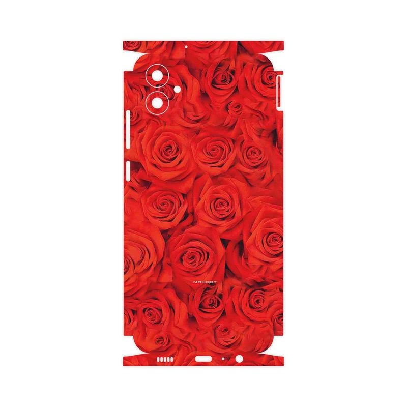 برچسب پوششی ماهوت مدل Red_Flower-FullSkin مناسب برای گوشی موبایل سامسونگ A04e
