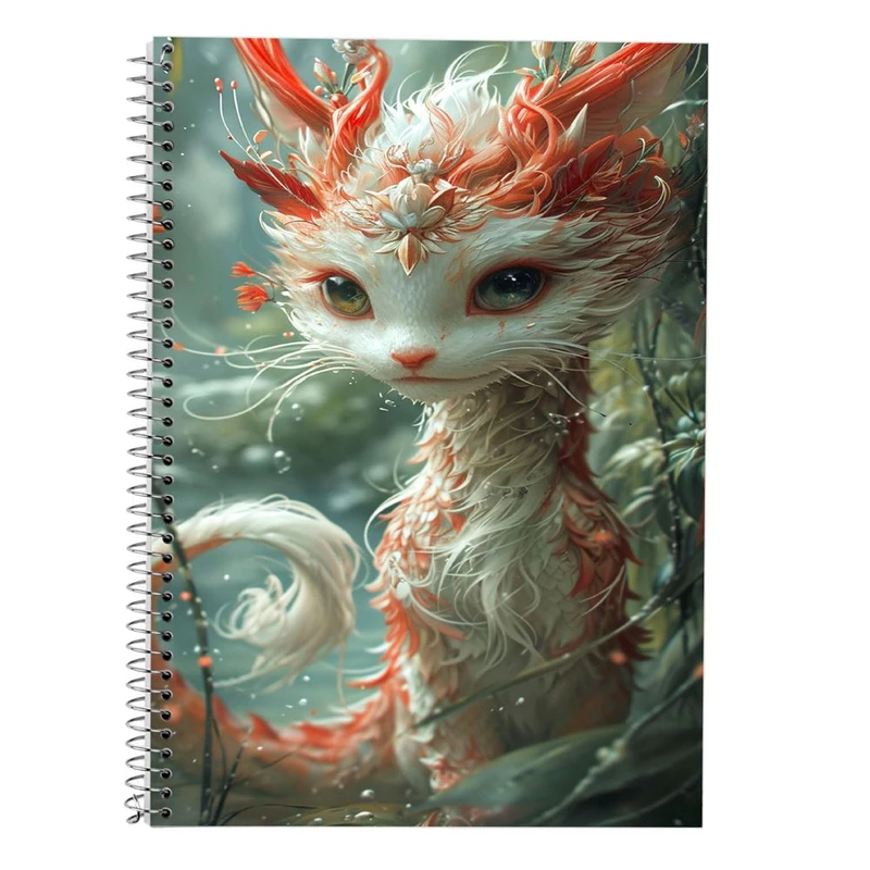 دفتر لغت 50 برگ مدوپد طرح اژدها کد DF16812