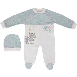 ست سرهمی و کلاه نوزادی مدل esa baby