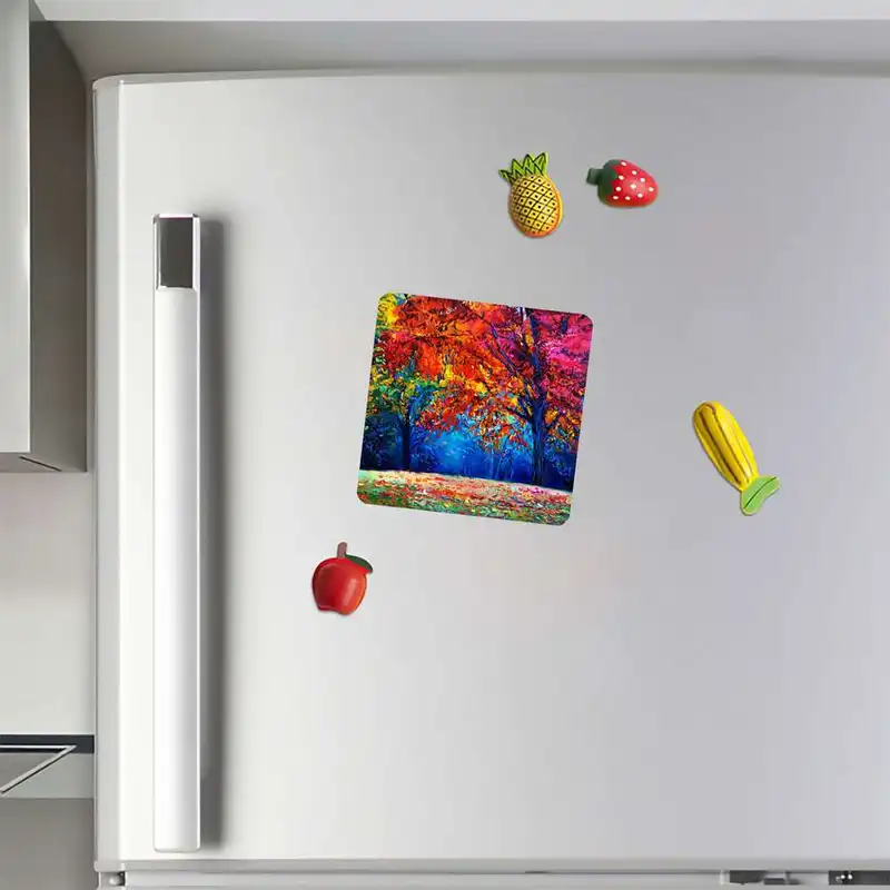 مگنت طرح نقاشی رنگ روغن پاییزی مدل mg10607