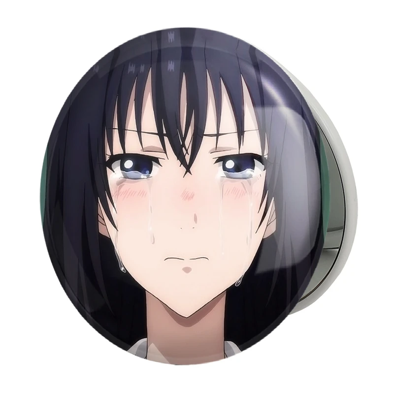 آینه جیبی خندالو طرح ساواراگی انیمه تومو داچی گیم Tomodachi Game مدل تاشو کد 18443 