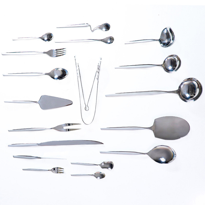 سرویس قاشق و چنگال 143 پارچه اس جی کد 322