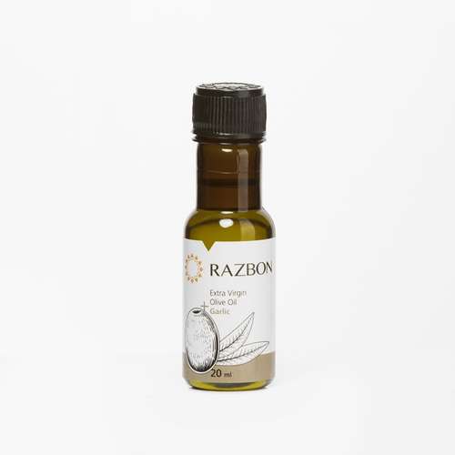 روغن زیتون با بو فرابکر تک نفره با طعم سیر رزبن - 20 میلی لیتر
