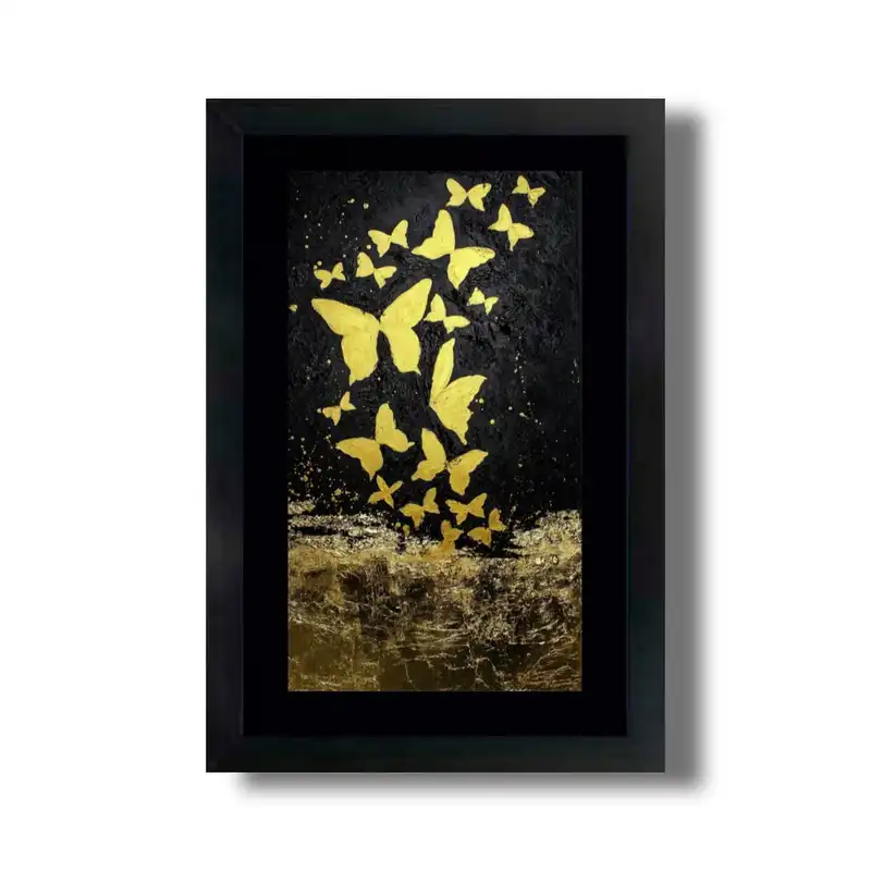 تابلو نقاشی مدل دکوراتیو روانه کد 015