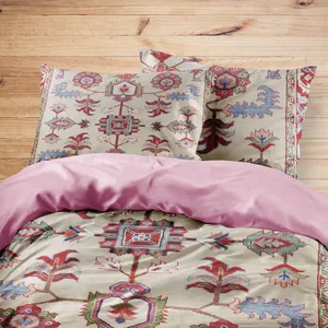 سرویس روتختی مدوپد طرح فرش هریس مدل C-Heris07 یک نفره 4 تکه