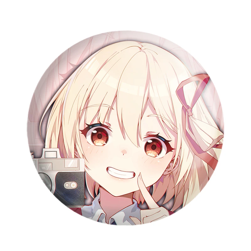 مگنت خندالو مدل چیساتو انیمه لیکوریس ریکویل Lycoris Recoil  کد 23089