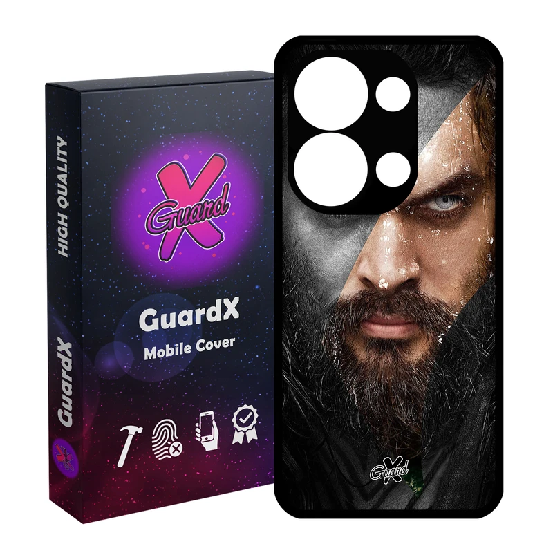 کاور گارد ایکس طرح Aqua Man مدل Glass10362 مناسب برای گوشی موبایل شیائومی Redmi Note 13 4G