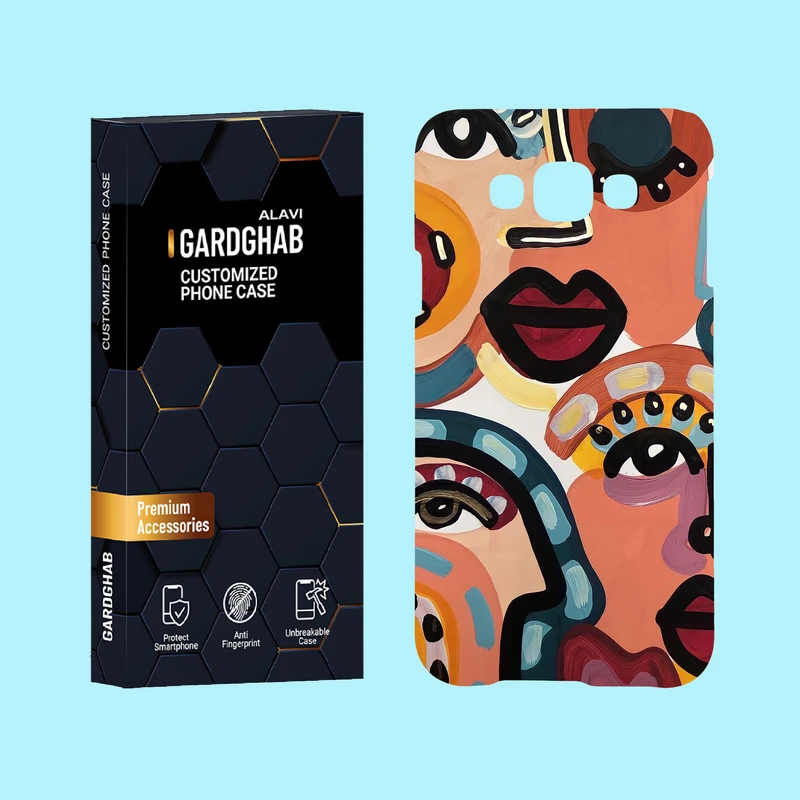 کاور گارد قاب علوی مدل هنری مناسب برای گوشی موبایل سامسونگ Galaxy E7 2015