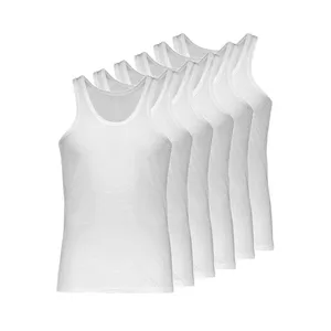  زیرپوش رکابی مردانه مدل پنبه ای دورو ضخیم مجموعه 6 عددی 