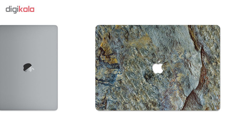 برچسب پوششی ماهوت مدل Cross-Cut-Marble مناسب برای لپ تاپ اپل Macbook Pro 2016 15inch Retina