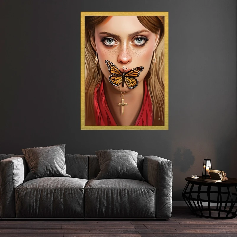 تابلو بکلیت طرح عکاسی هنری مدل قاب شاسی T-S7871