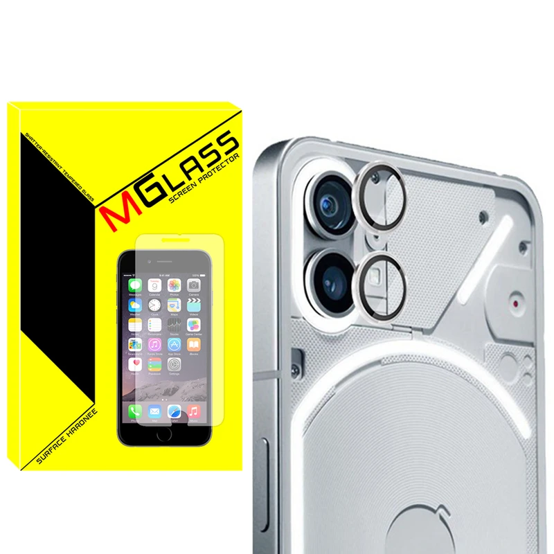 محافظ لنز دوربین رینگی ام‌گلس مدل Ring-Metal-MG مناسب برای گوشی موبایل ناتینگ Phone 1
