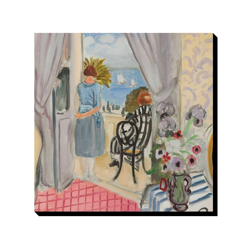 تابلو ترمه طراحان ایده طرح قایق های زیبا از ماتیس کد art0622