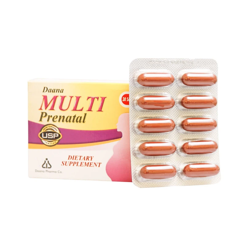 کپسول مولتی پریناتال دانا فارما بسته 30 عددی