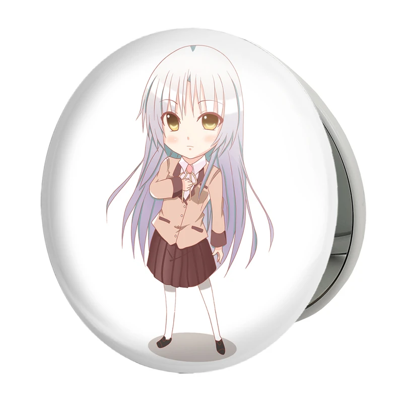 آینه جیبی خندالو طرح کاناده انیمه آنجل بیتس مدل تاشو کد 31932