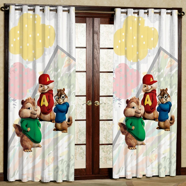 پرده پانچی مدل مخمل کد 6428 سایز 280x140 سانتی متر