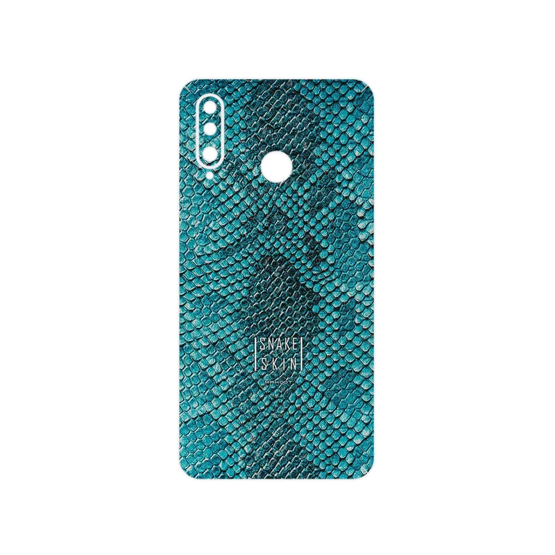 برچسب پوششی ماهوت مدل Blue Snake Skin مناسب برای گوشی موبایل هوآوی P30 Lite (48 MP Camera)