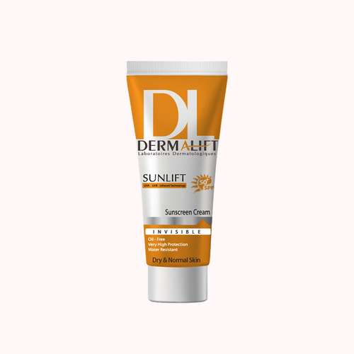 کرم ضد آفتاب درمالیفت مدل Invisible حجم 40 میلی لیتر