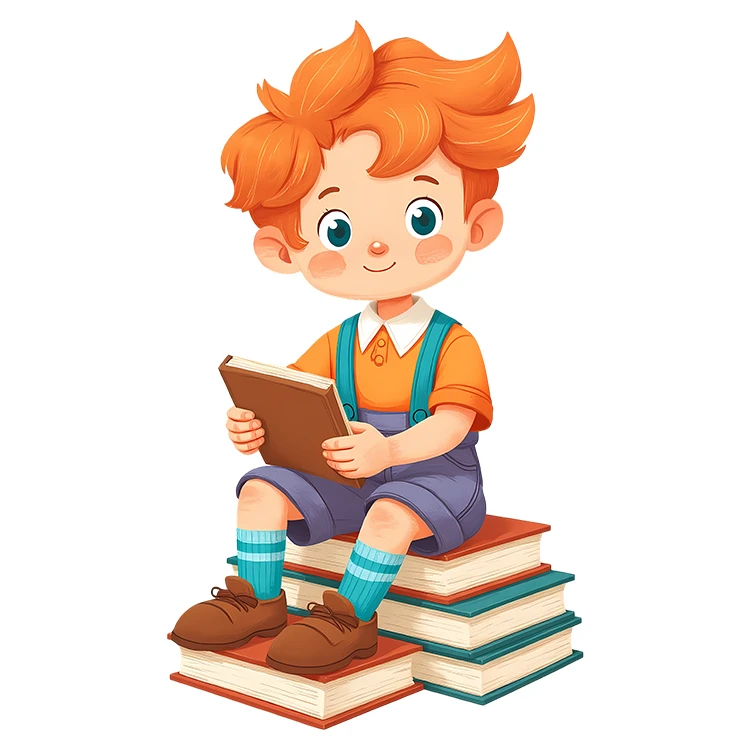 استیکر پارچه و لباس پاد آفرین مدل کتاب طرح پسرانه کد S5791