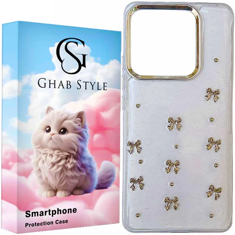 کاور مدل رزینی شاین طرح پاپیون مناسب برای گوشی موبایل شیائومی  Redmi Note 14 4G /Redmi Note 13 4G