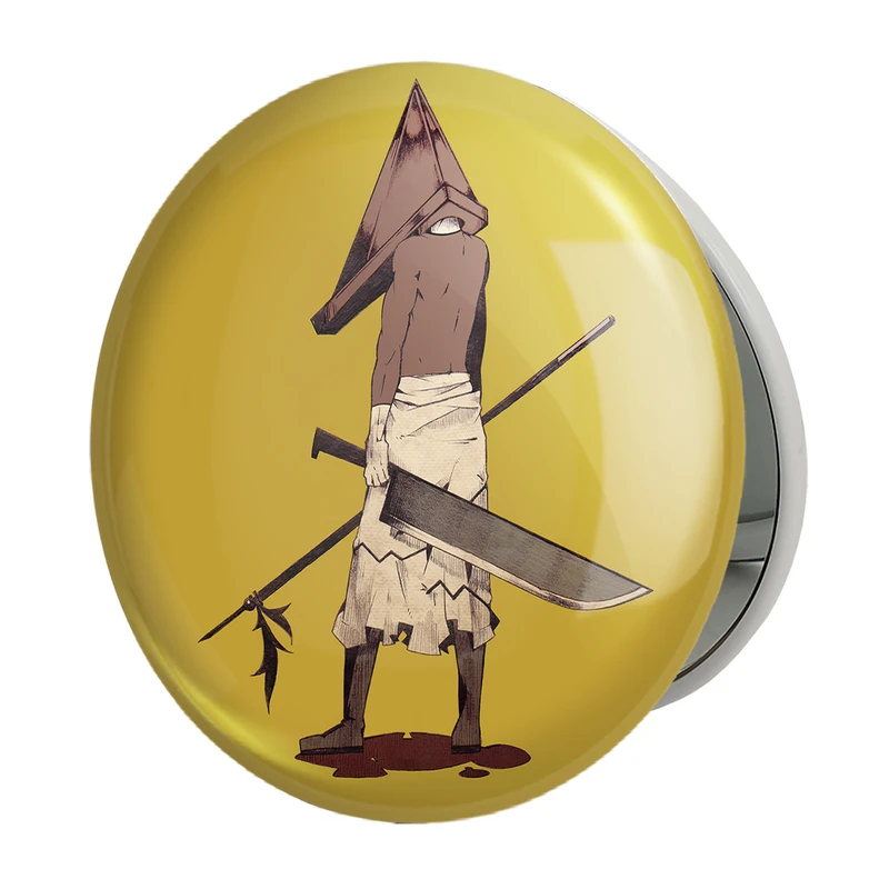 آینه جیبی خندالو طرح بازی سایلنت هیل‌ (Silent Hill) مدل تاشو کد 34455