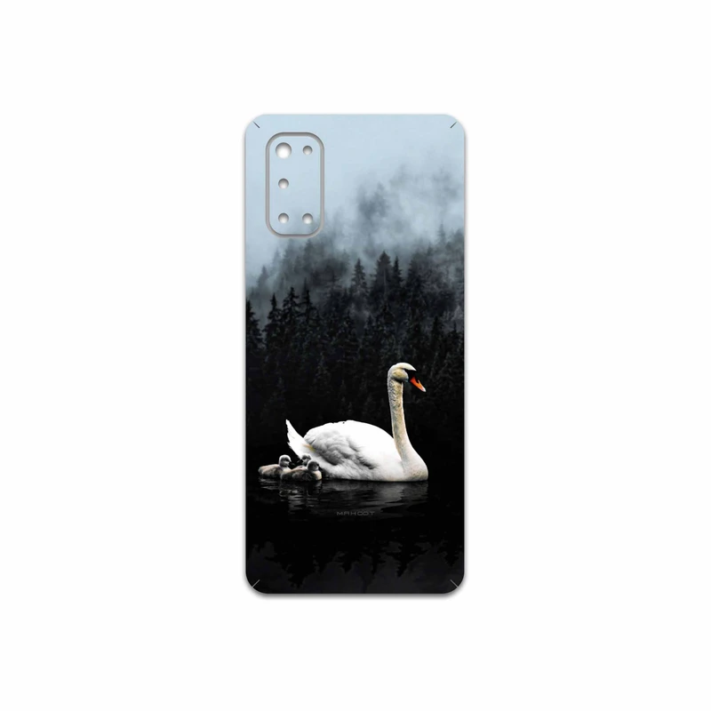 برچسب پوششی ماهوت مدل Swan-Lake مناسب برای گوشی موبایل ریلمی 7 Pro