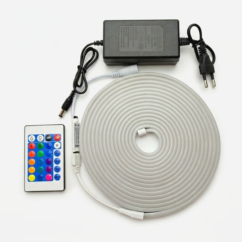 ریسه ال ای دی مدل فلکسی 12v 3528-RGB طول 5 متر