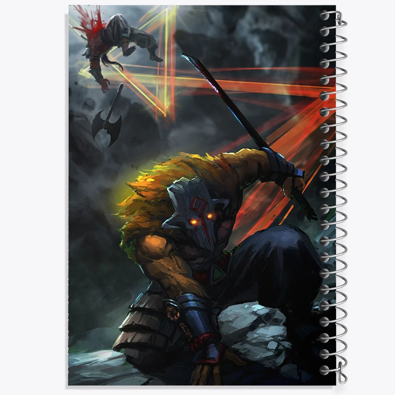 دفتر ژورنال نویسی 50 برگ خندالو مدل نقطه ای طرح بازی دوتا (Dota 2) کد 31462