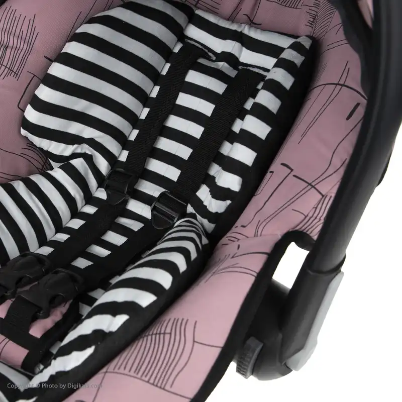 ست کالسکه و کریر دلیجان کد 002 به همراه روروئک و ساک لوازم کودک