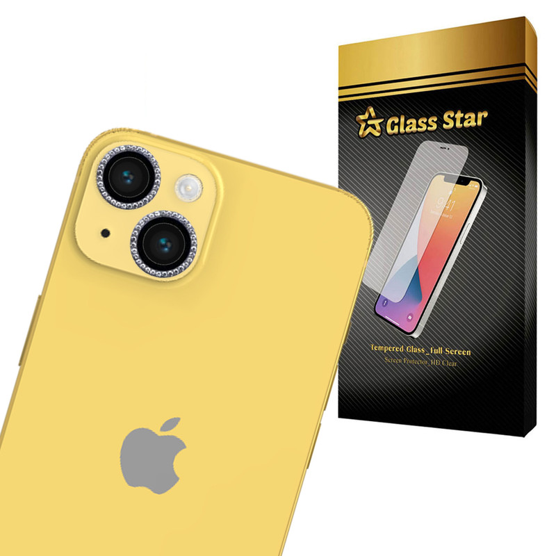 محافظ لنز دوربین گلس استار مدل DIAMONDS مناسب برای گوشی موبایل اپل iPhone 14 Plus