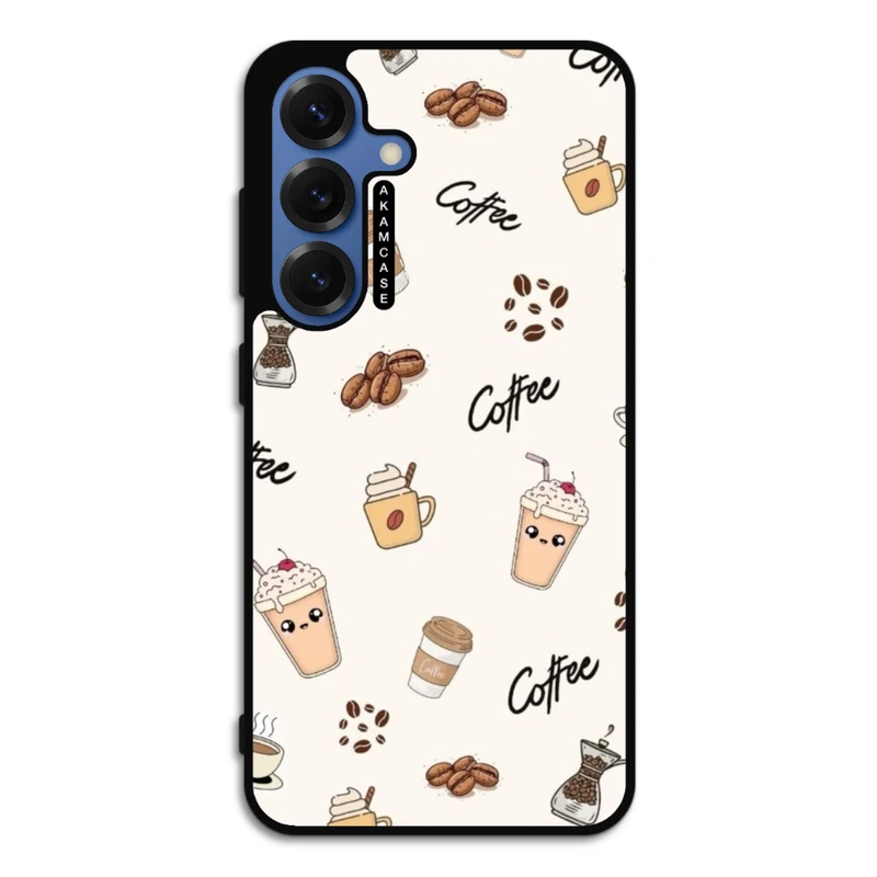 کاور آکام مدل AMC-WSGS25-COFFEE-5 مناسب برای گوشی موبایل سامسونگ Galaxy S25