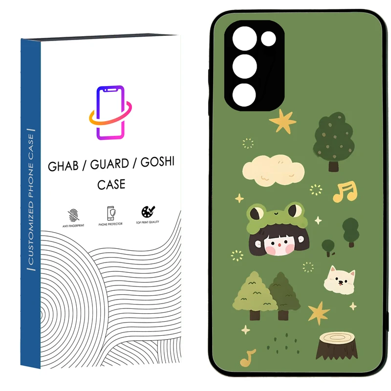 کاور قاب گارد گوشی طرح دخترانه کد 9 - TPU مناسب برای گوشی موبایل سامسونگ Galaxy A02S